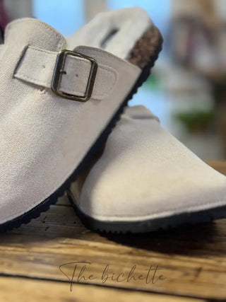 Chaussons Mules • Beige