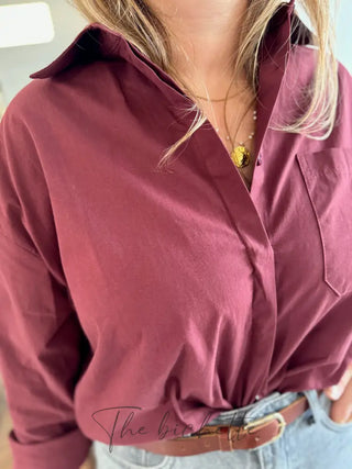 Chemise Milène • Bordeaux