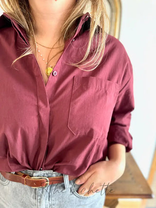Chemise Milène • Bordeaux