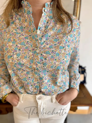 Chemisier Berthe • Bleu