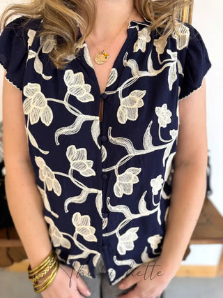 Chemisier Bertille • Marine