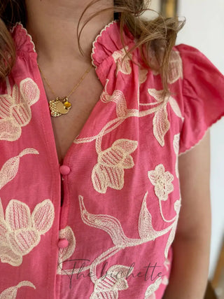 Chemisier Bertille • Rose