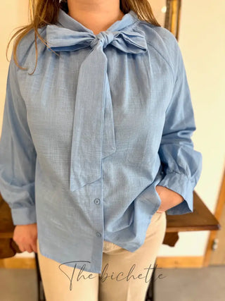 Chemisier Camille • Bleu Ciel