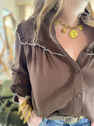 Chemisier Chloé • Marron