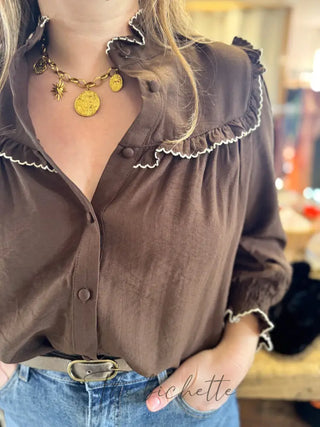 Chemisier Chloé • Marron