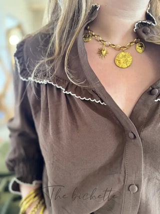 Chemisier Chloé • Marron