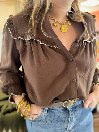 Chemisier Chloé • Marron