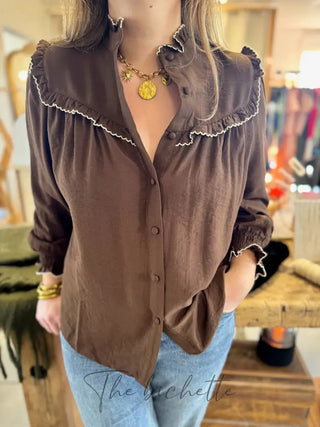 Chemisier Chloé • Marron