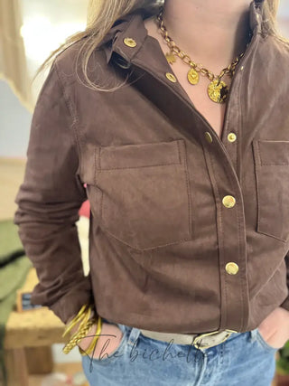 Chemisier Emma • Chocolat