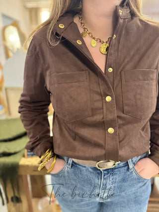 Chemisier Emma • Chocolat