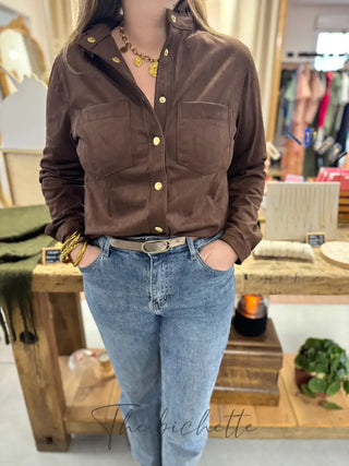 Chemisier Emma • Chocolat