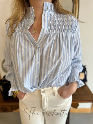 Chemisier Fanny • Bleu Ciel