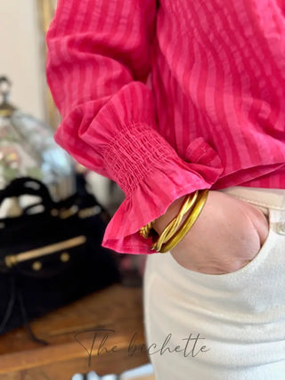 Chemisier Fanny • Rose & Fuschia