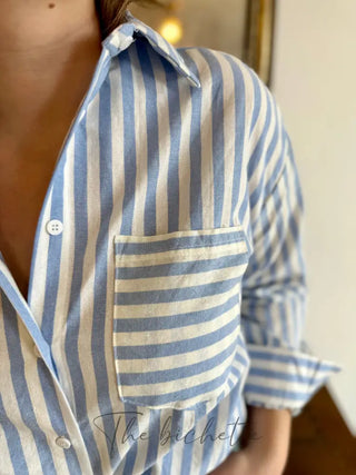 Chemisier Gabriel • Bleu Ciel