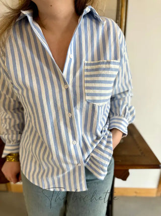 Chemisier Gabriel • Bleu Ciel