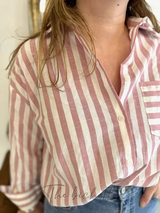 Chemisier Gabriel • Rose