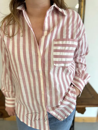 Chemisier Gabriel • Rose