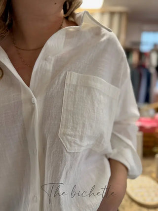 Chemisier Inès • Blanc