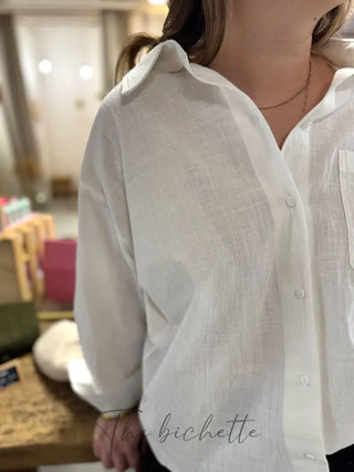 Chemisier Inès • Blanc