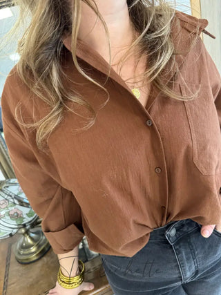 Chemisier Inès • Camel