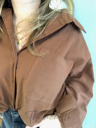 Chemisier Inès • Camel