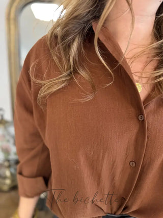 Chemisier Inès • Camel