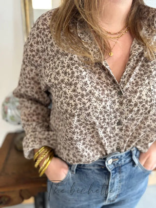 Chemisier Léon • Taupe