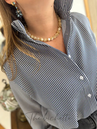 Chemisier Maëlys • Marine