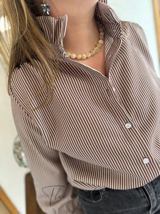 Chemisier Maëlys • Marron