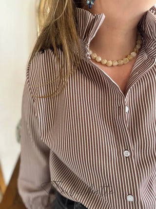 Chemisier Maëlys • Marron