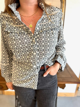 Chemisier Margaux • Bleu Gris