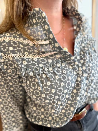 Chemisier Margaux • Bleu Gris