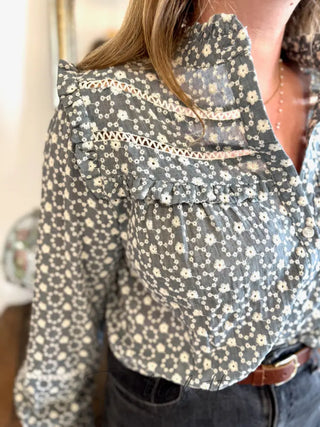 Chemisier Margaux • Bleu Gris