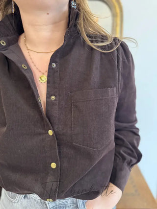 Chemisier Mathis • Chocolat