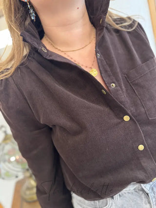Chemisier Mathis • Chocolat