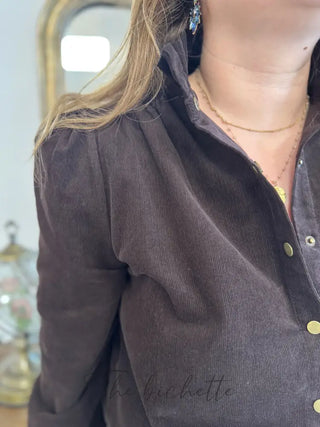 Chemisier Mathis • Chocolat