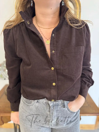 Chemisier Mathis • Chocolat