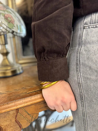 Chemisier Mathis • Chocolat