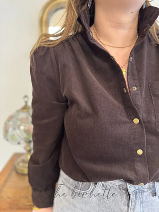 Chemisier Mathis • Chocolat