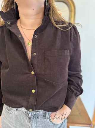 Chemisier Mathis • Chocolat