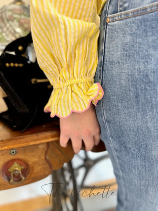 Chemisier Nadine Jaune