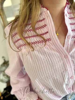 Chemisier Nadine Rose