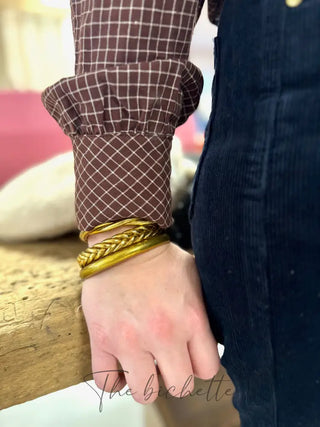 Chemisier Nathan • Chocolat