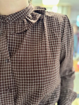 Chemisier Nathan • Chocolat