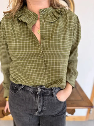 Chemisier Nathan • Kaki