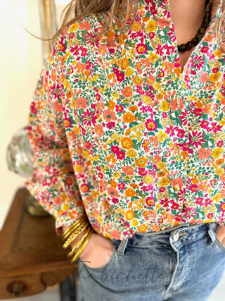 Chemisier Ondine • Fuschia