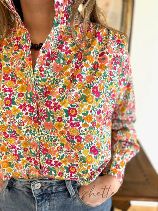 Chemisier Ondine • Fuschia