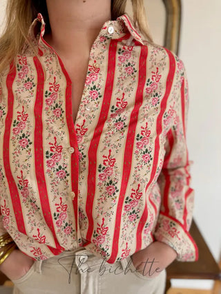 Chemisier Ophélie • Rouge