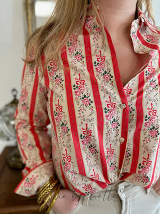 Chemisier Ophélie • Rouge