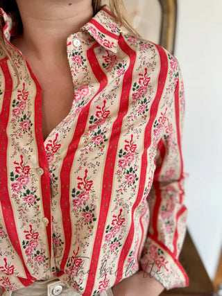 Chemisier Ophélie • Rouge